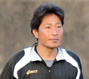 清水のアカデミーU11監督太田貴光さん（2016年4月撮影）
