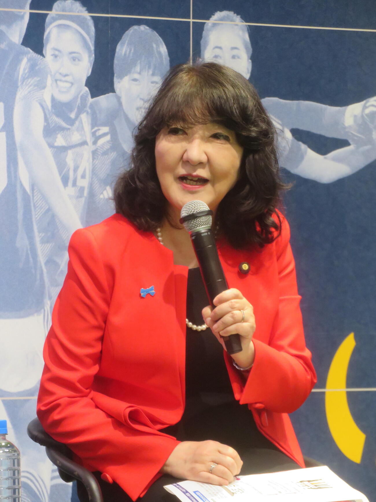 第2回JFAみらい会議に出席した片山さつき財務相