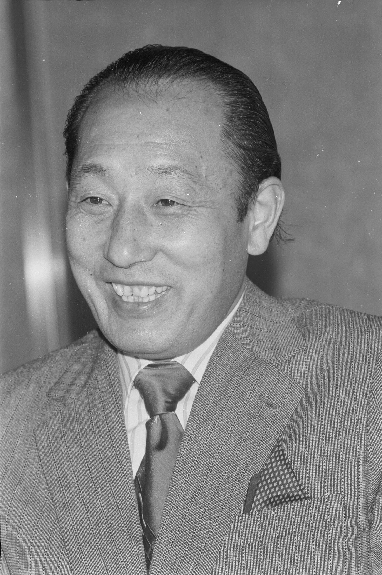 下村幸男さん（1977年4月撮影）