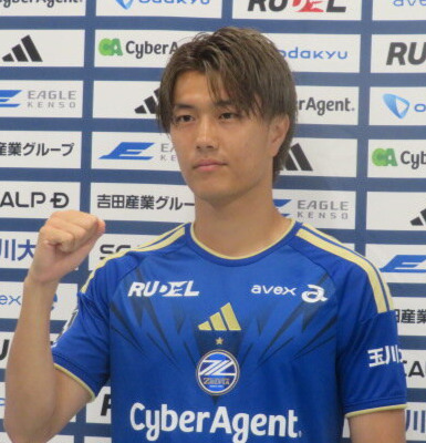 FC町田ゼルビアの小川航基（2026年8月27日撮影）