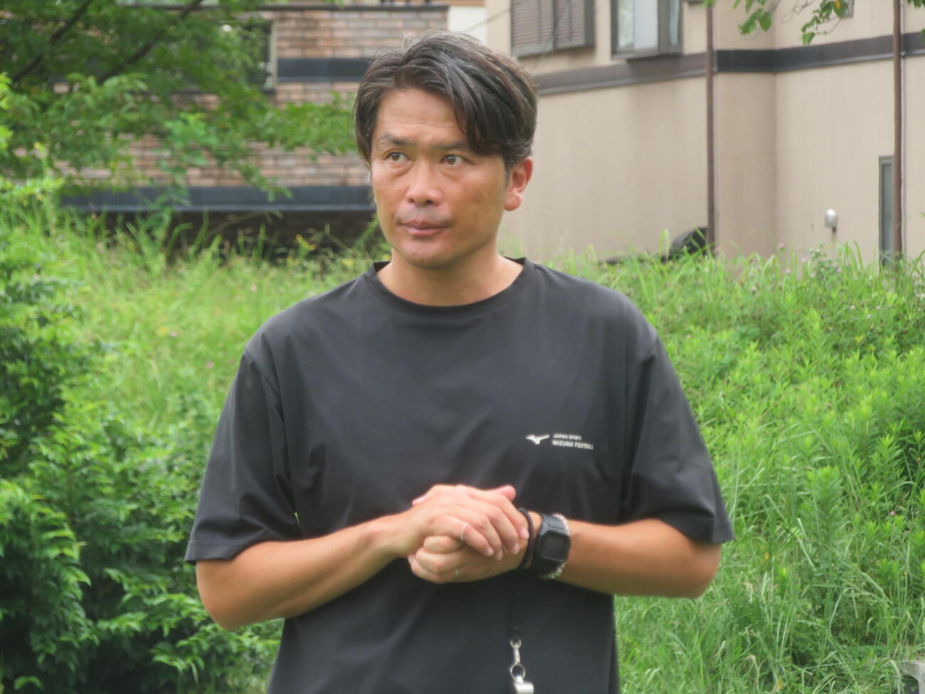 関東3部リーグの東京学芸大を率いる岩政大樹監督