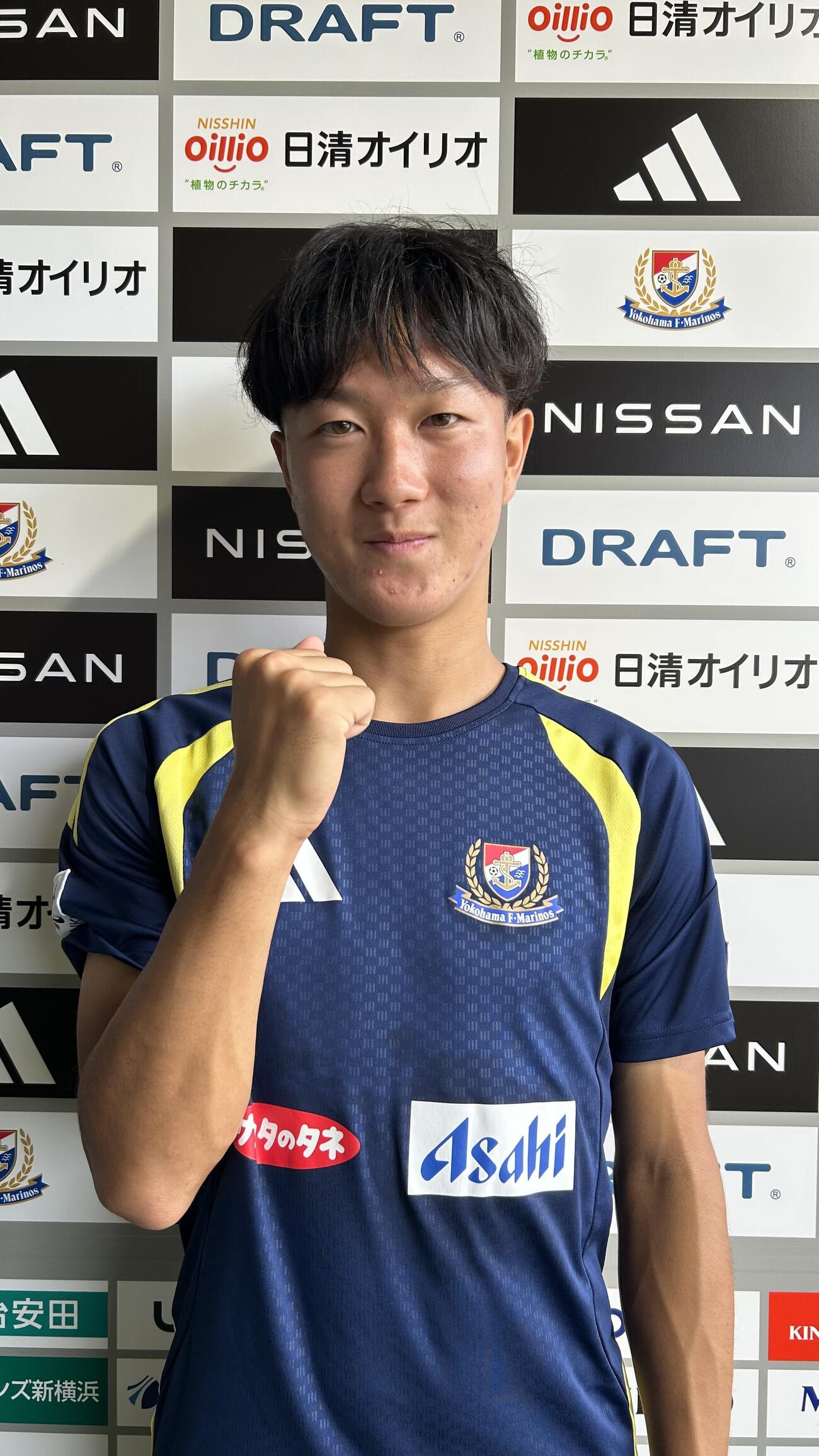 横浜MF三井寺眞は柏戦での活躍を誓う