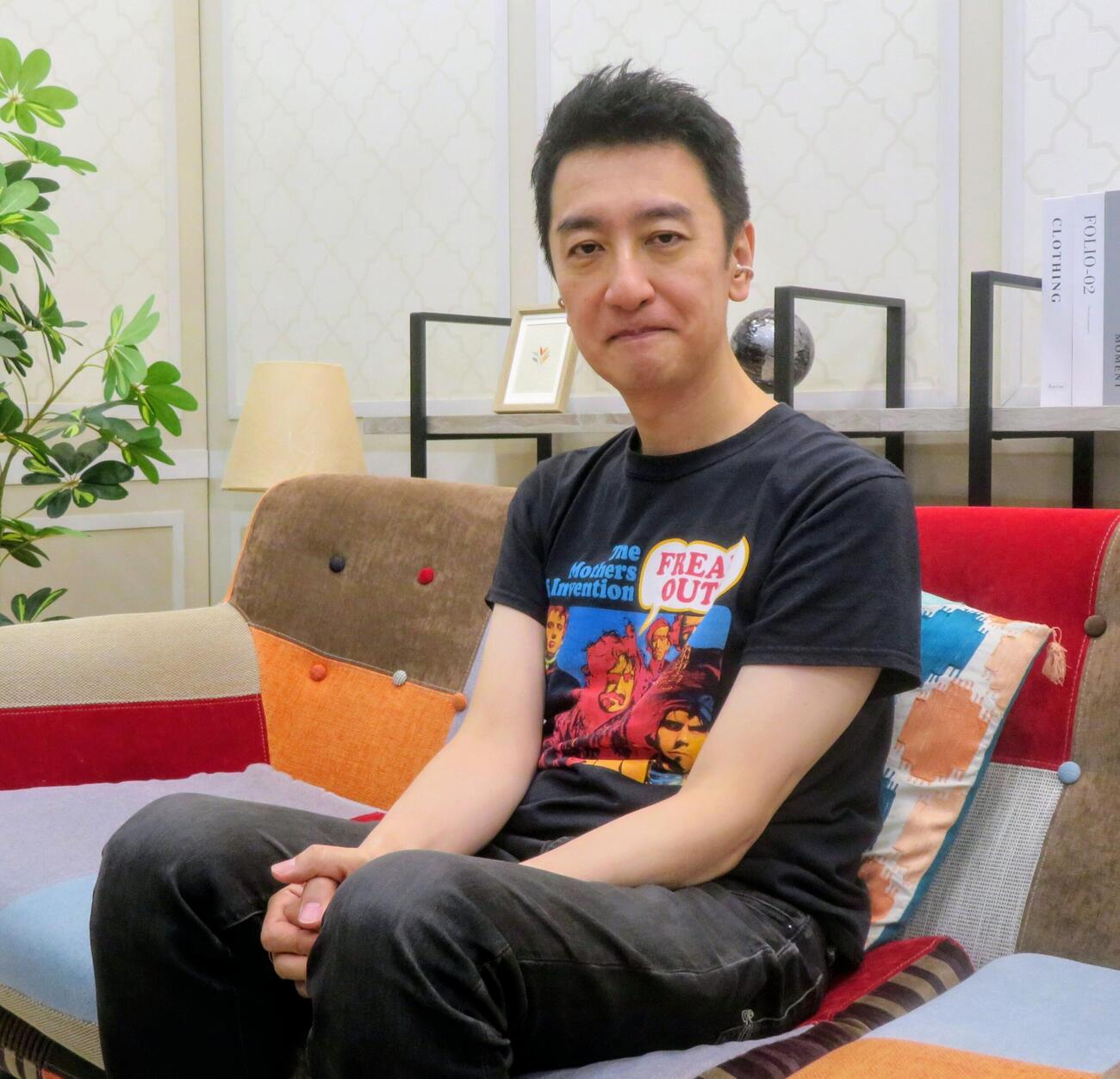 単独インタビューに応じたフリークアウトホールディングスの本田謙代表取締役社長Global CEO