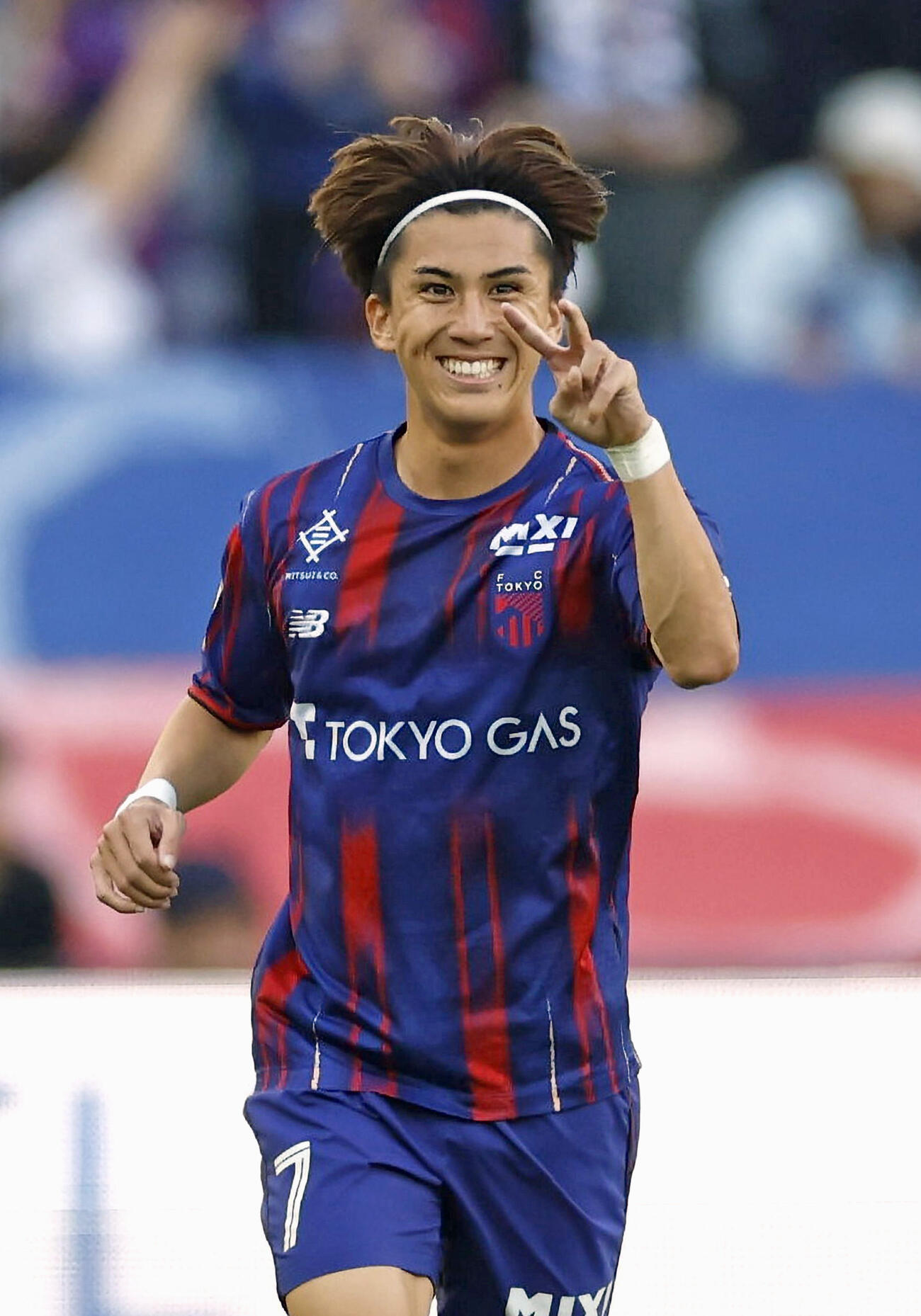 FC東京－浦和　後半、チーム2点目のゴールを決め喜ぶFC東京・安斎＝味スタ
