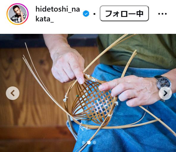 中田英寿さんのインスタグラムから