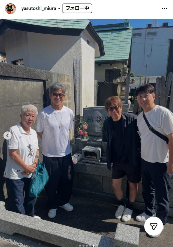 三浦泰年氏のインスタグラムから