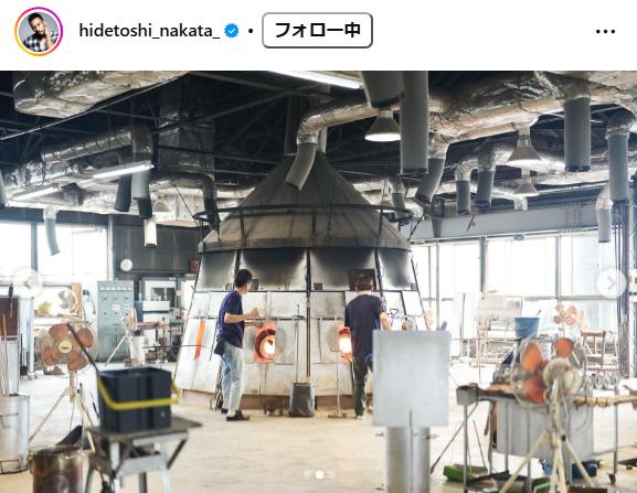 中田英寿氏のインスタグラムから