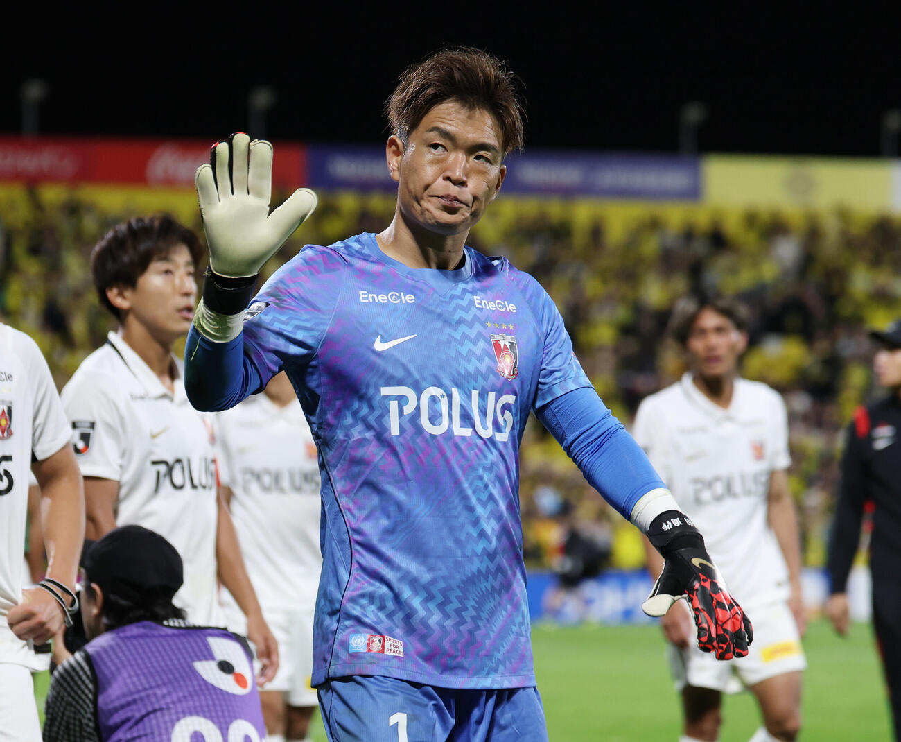柏対浦和　遠藤保仁氏に並ぶJ1最多672試合目を勝利で飾れなかった浦和GK西川周作（撮影・宮地輝）