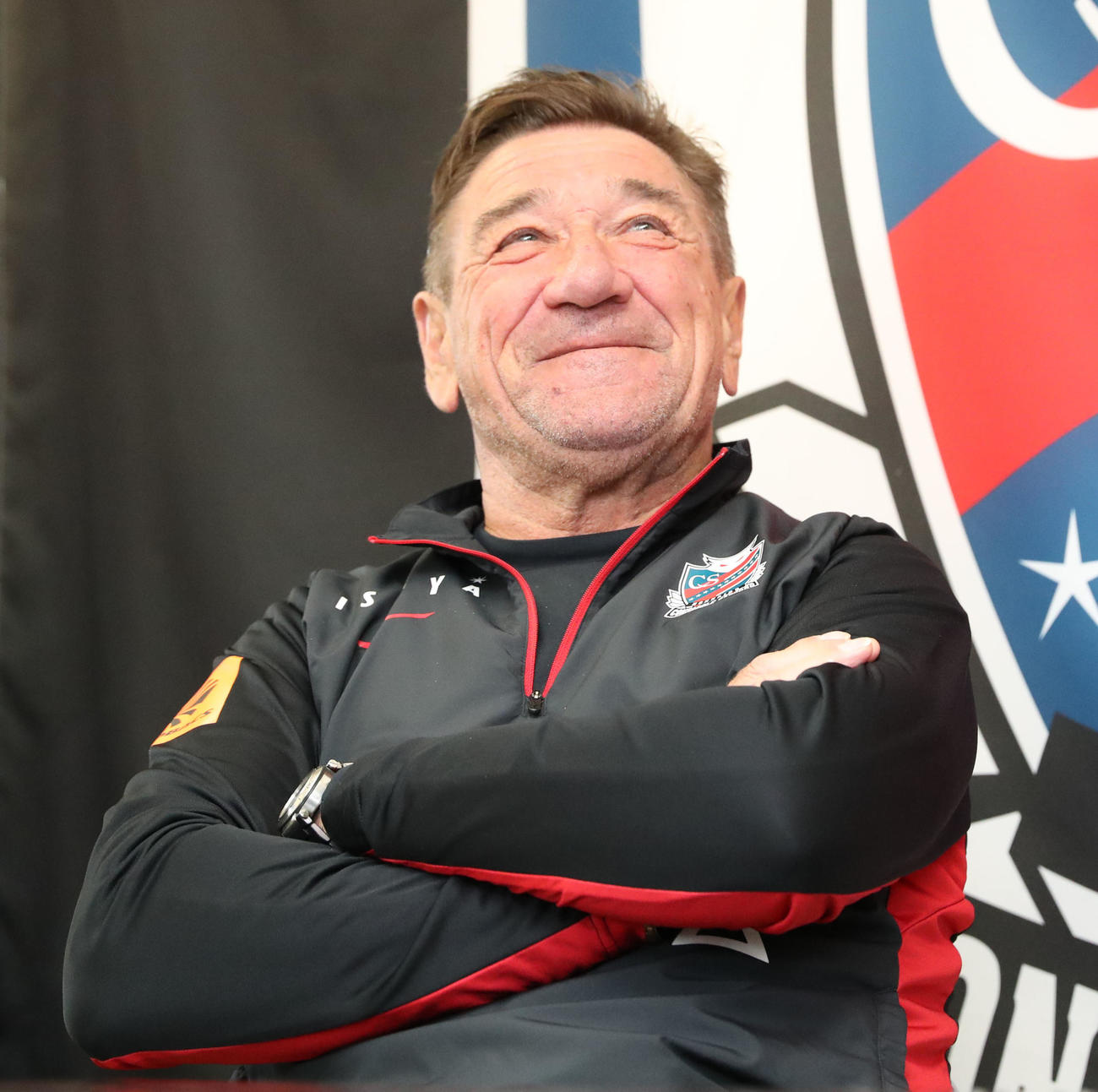 W杯や日本代表の森保監督に関しての取材に応じる札幌ペトロビッチ監督（撮影・佐藤翔太）