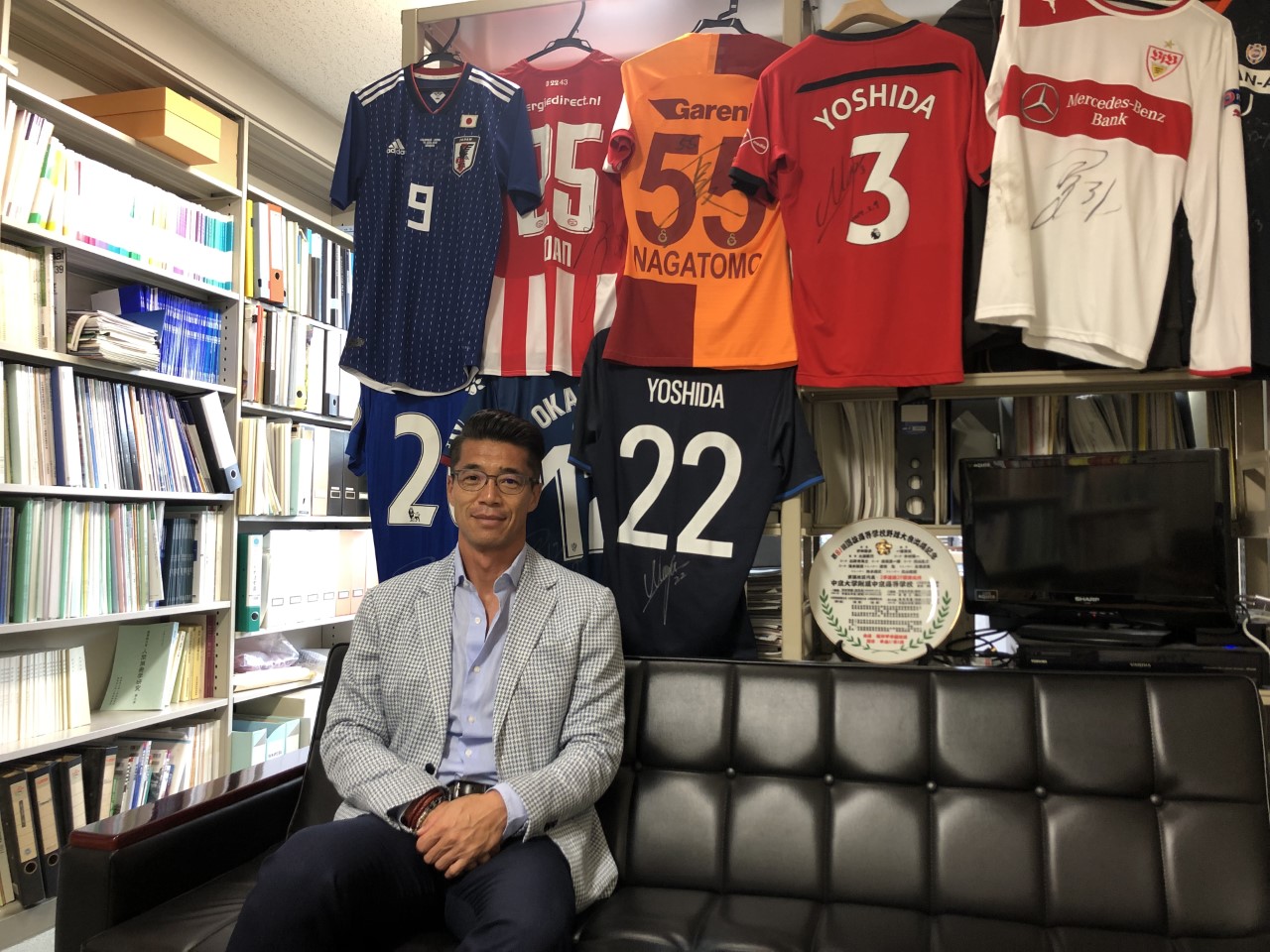 日本代表DF吉田らサッカー選手の走り方を指導している杉本龍勇氏（撮影・磯綾乃）