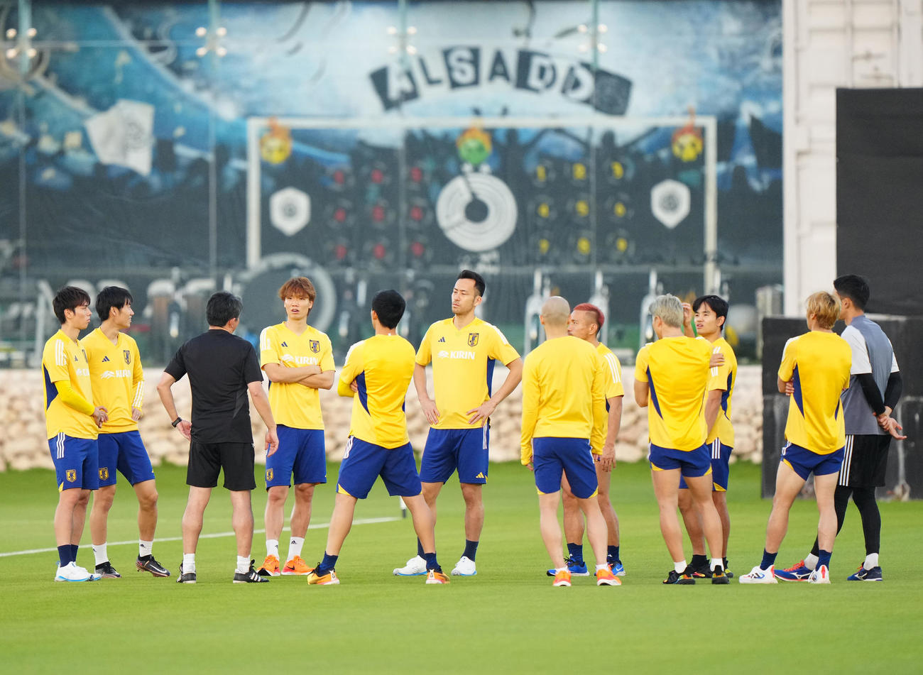 ドイツ戦から1夜明け、リカバリー調整するサッカー日本代表の選手たち（撮影・江口和貴）