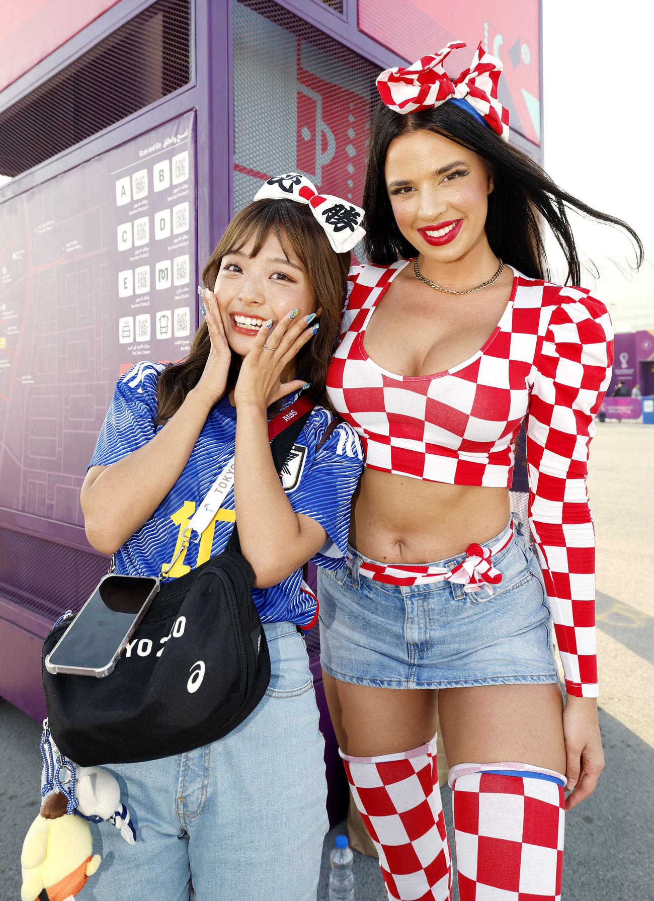 イワナ・ノールさんと日本の女性サポーター(共同)