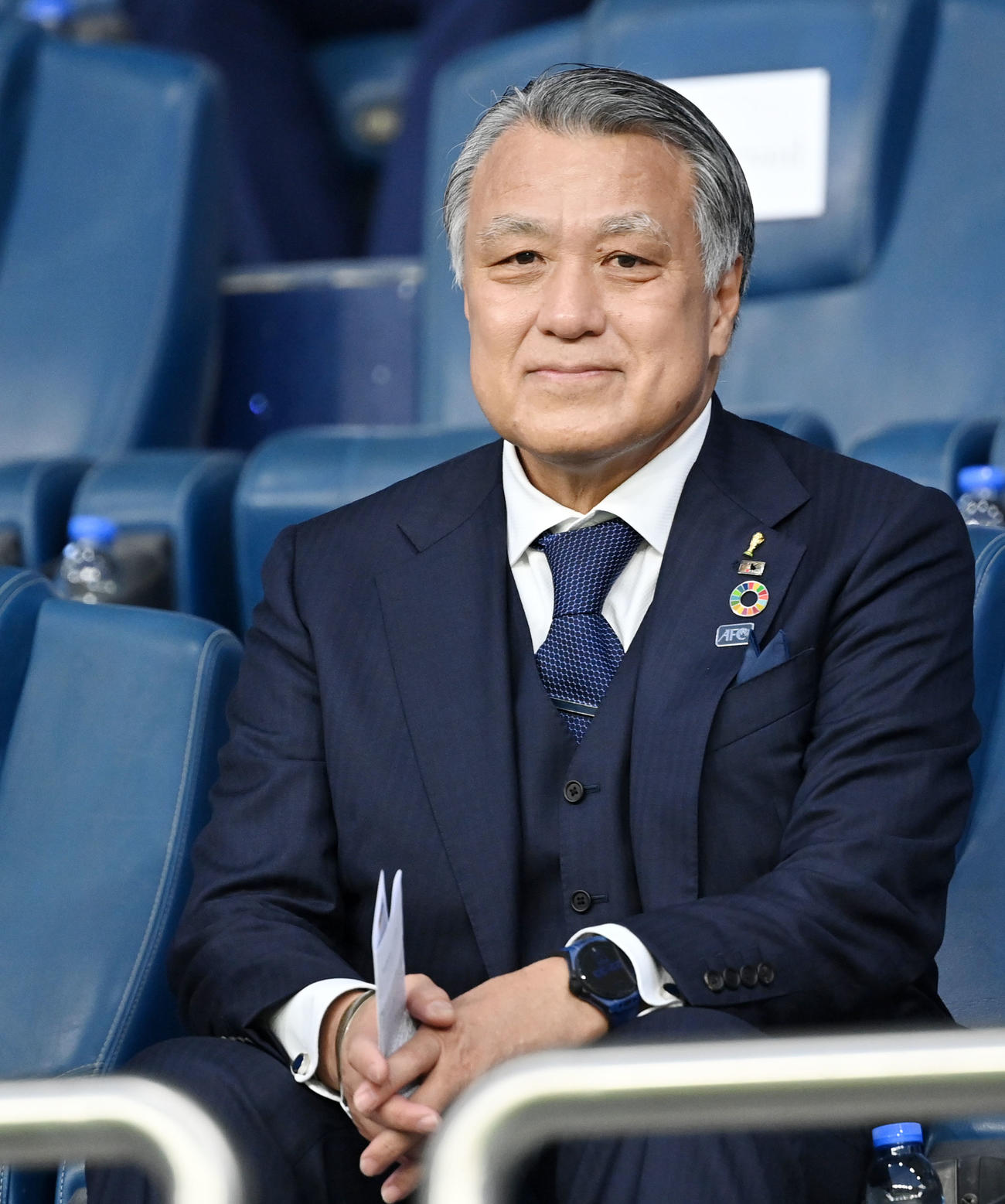 田嶋会長（2022年11月17日撮影）