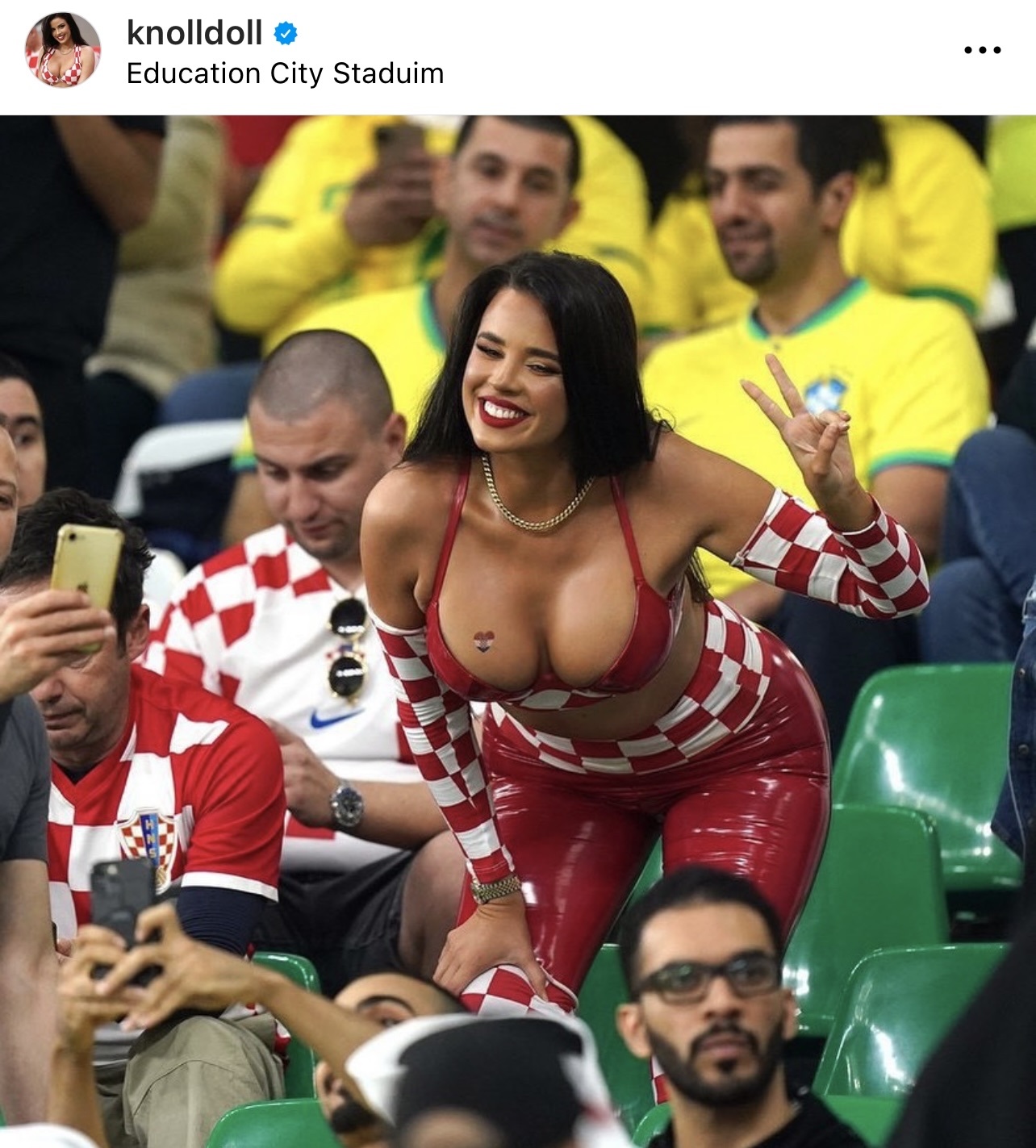 フォロワー数が200万人を突破したことを報告したイワナ・ノールさん（ノールさんのインスタグラムより）