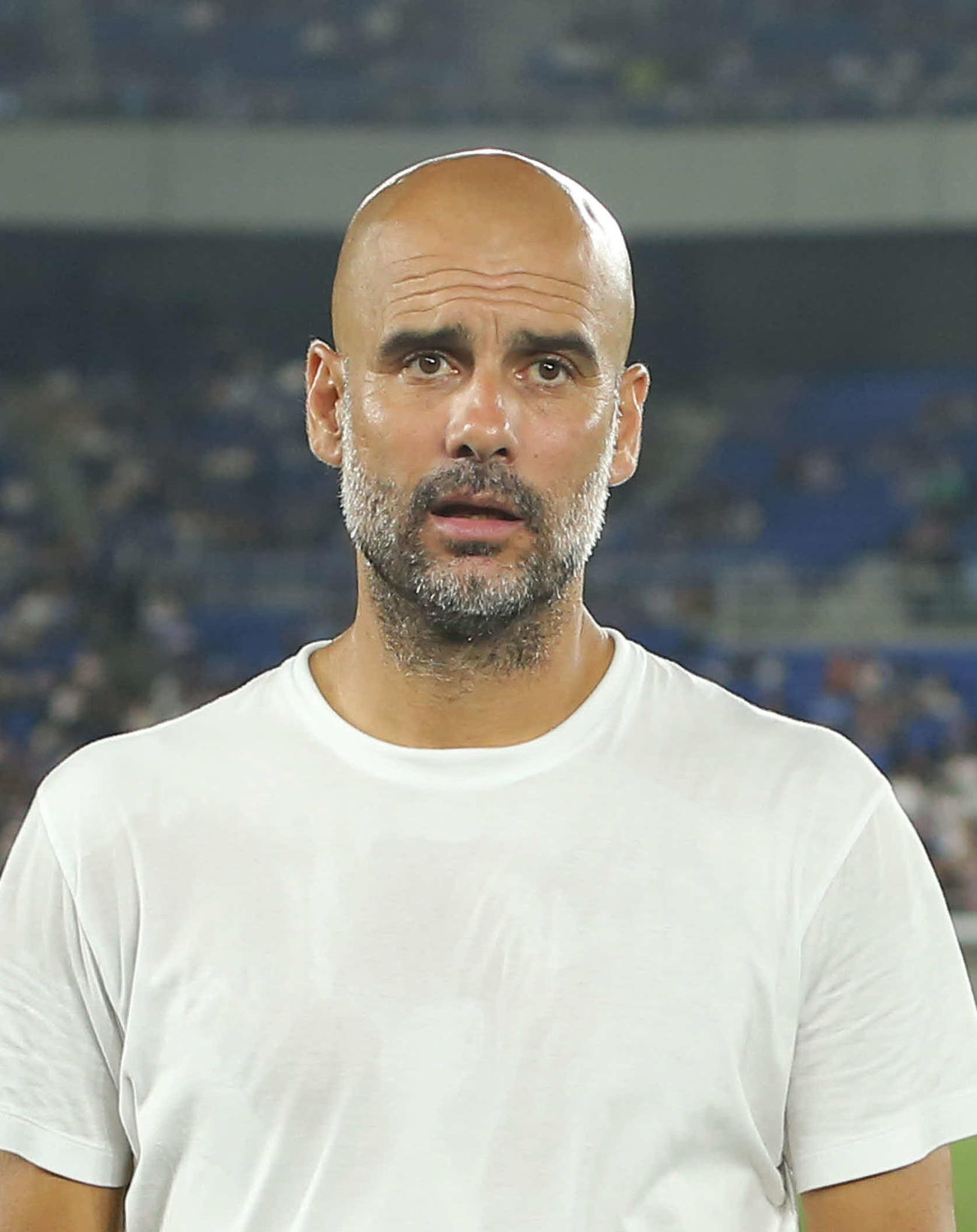 マンチェスター・Cグアルディオラ監督（2019年7月27日撮影）