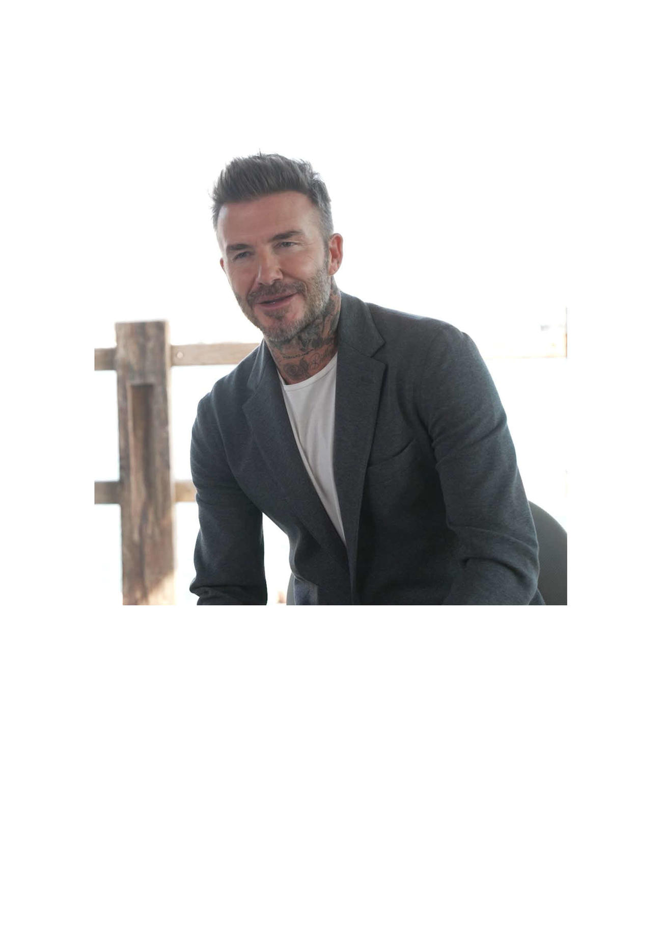 インタビューに答えた元イングランド代表のデービッド・ベッカム氏