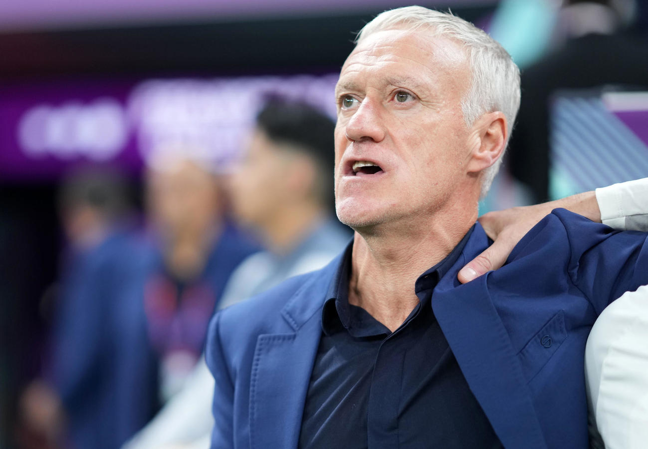 フランス代表ディディエ・デシャン監督（2022年12月撮影）
