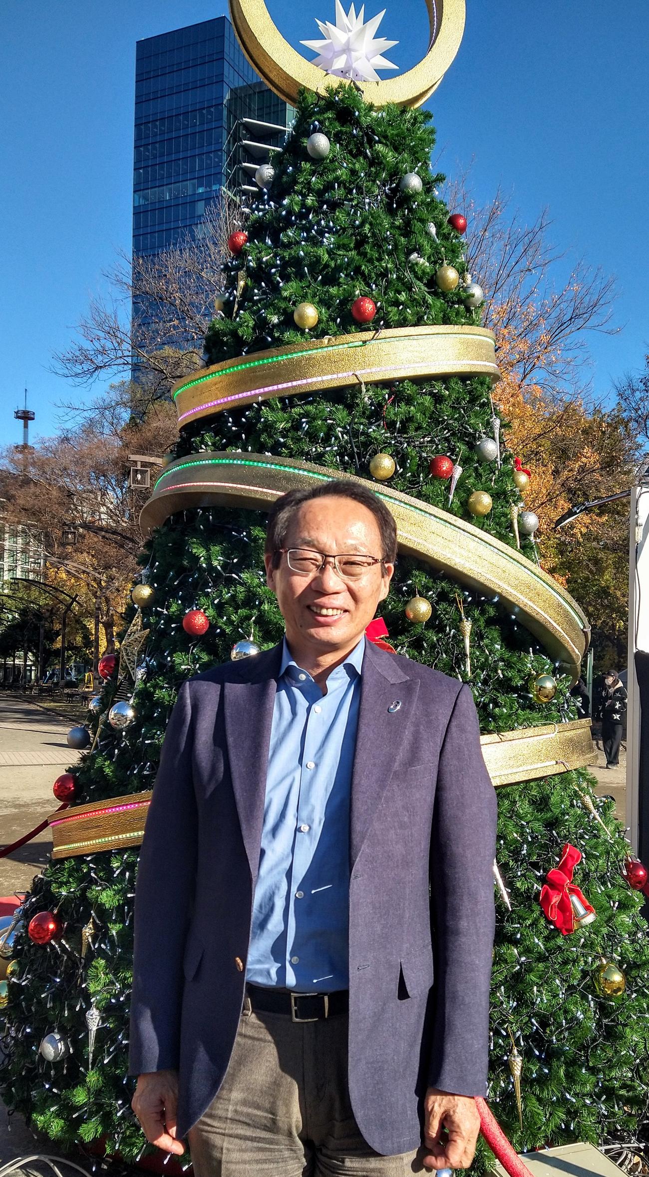 W杯カタール大会を総括した岡田武史氏（東京・芝公園）