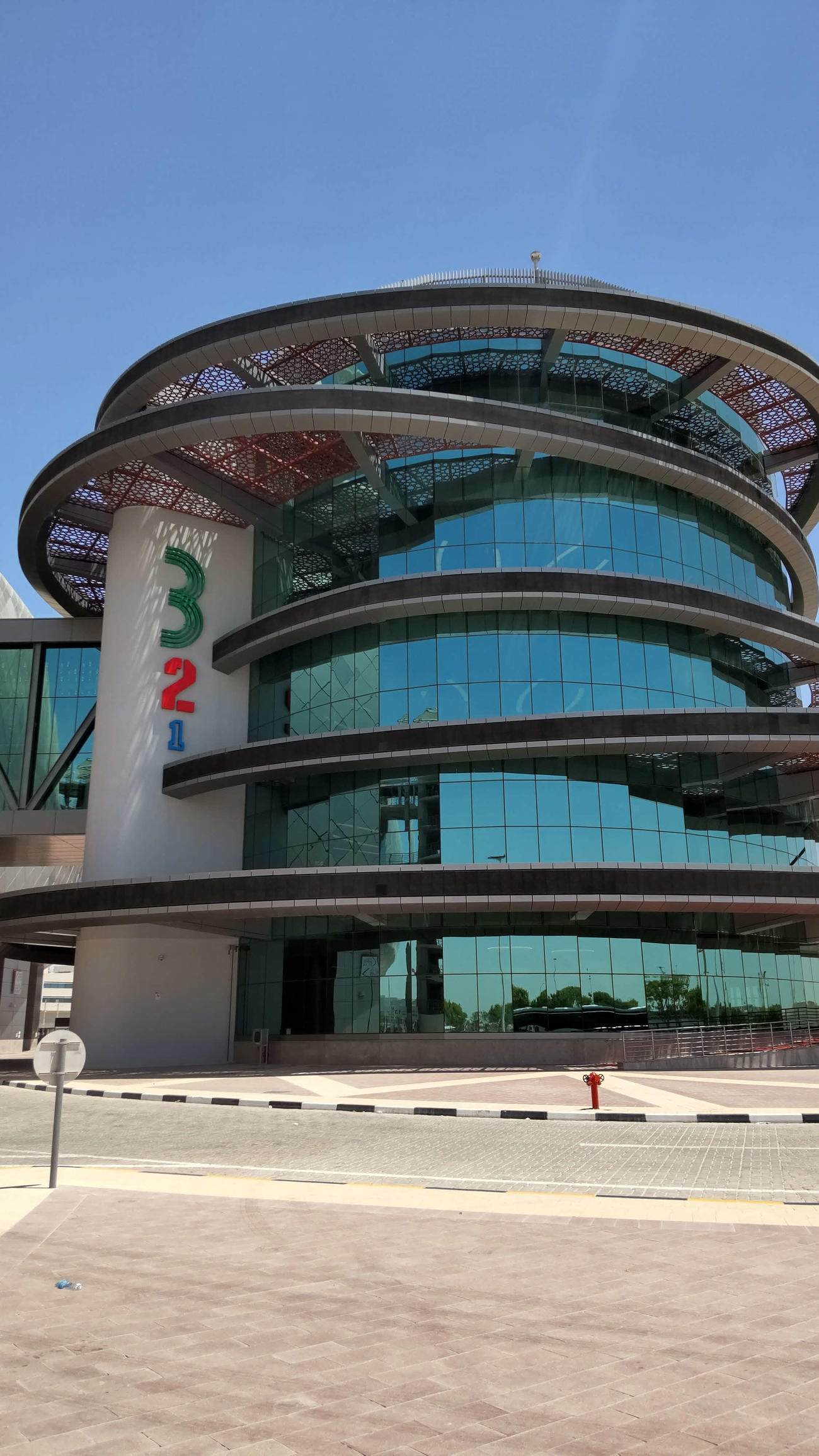 ハリファ国際競技場に併設されている「3－2－1カタール・オリンピック＆スポーツ博物館」
