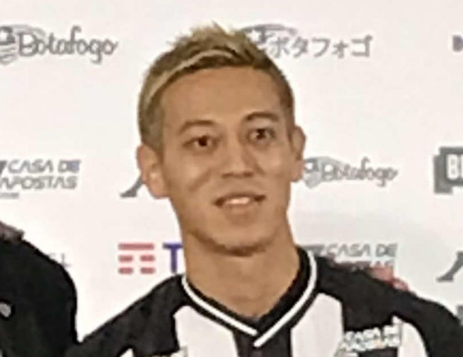 ボタフォゴMF本田圭佑（2020年2月撮影）
