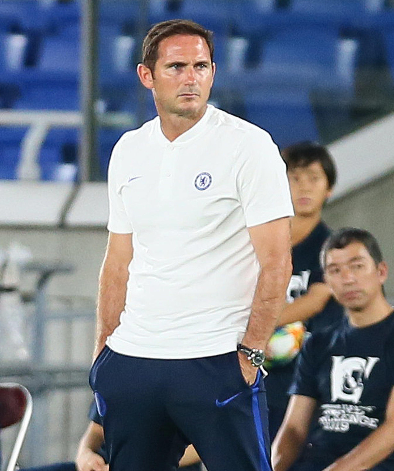チェルシーのランパード監督（19年7月撮影）