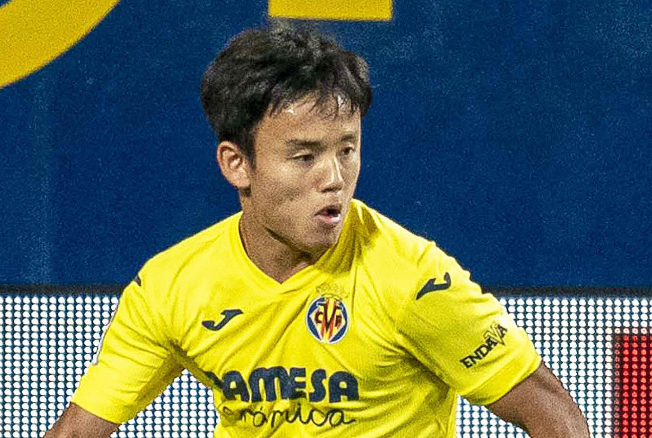 ビリャレアルMF久保建英（20年9月撮影）