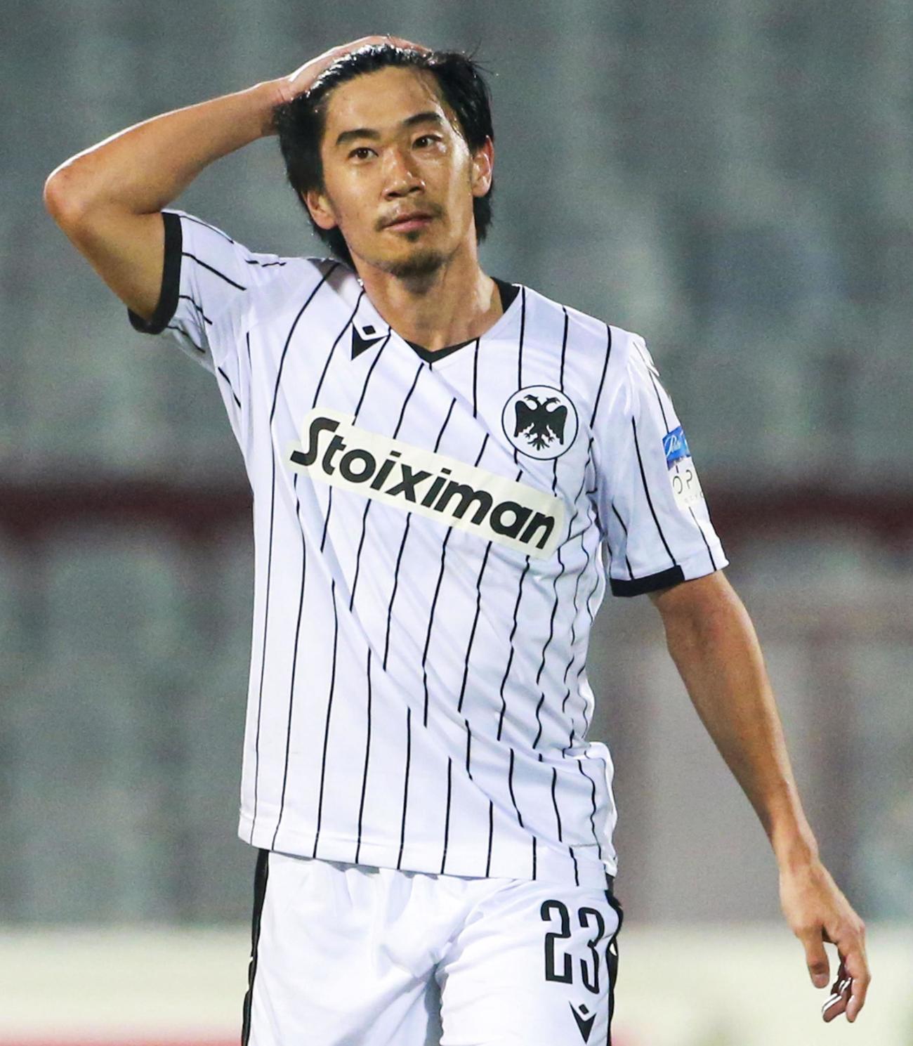 移籍後初出場を果たしたPAOK香川（共同）