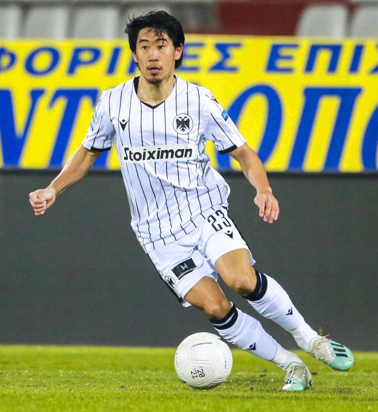 移籍後初出場を果たしたPAOK香川（共同）