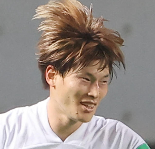 古橋亨梧（2021年3月30日撮影）