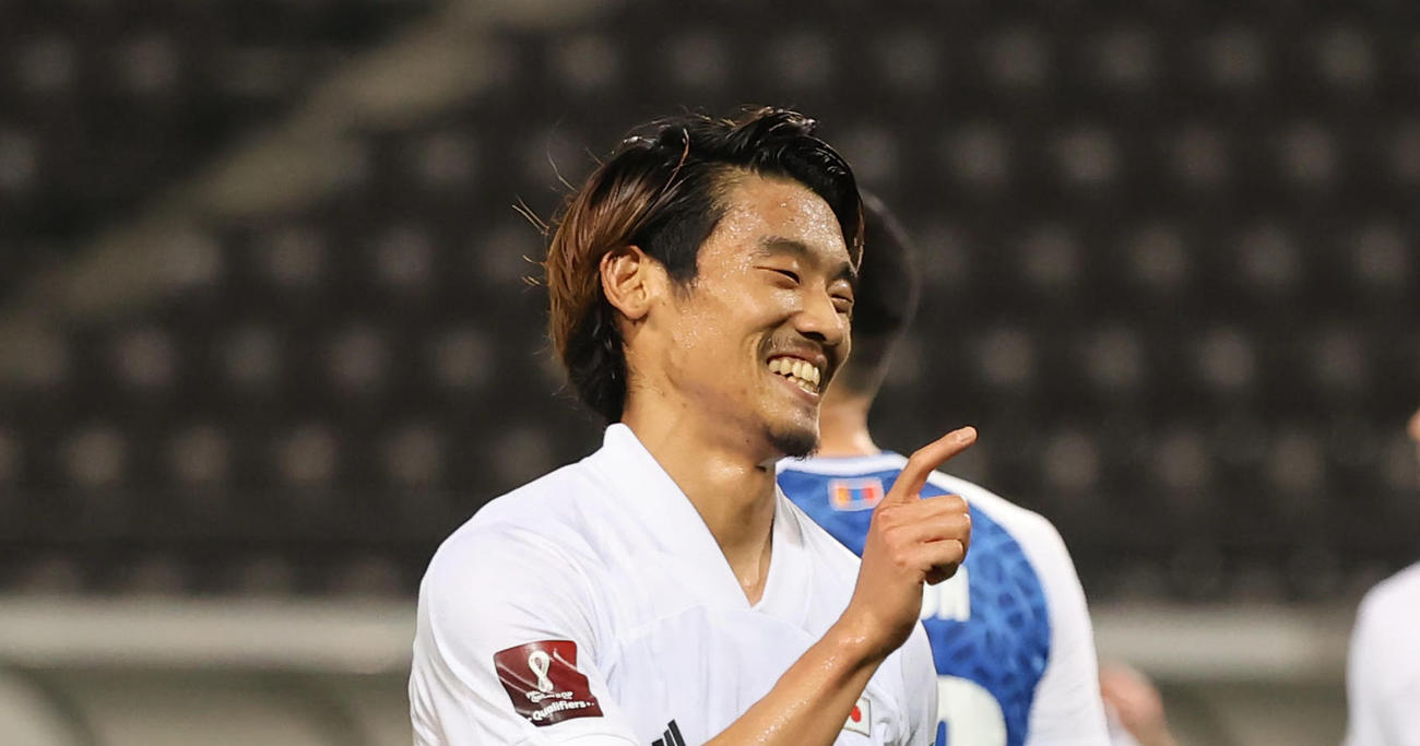 守田英正（2021年3月30日撮影）