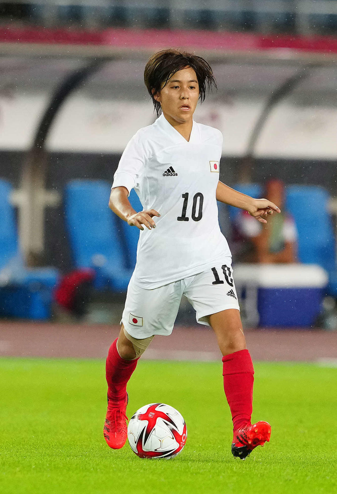 岩渕真奈（2021年7月27日撮影）