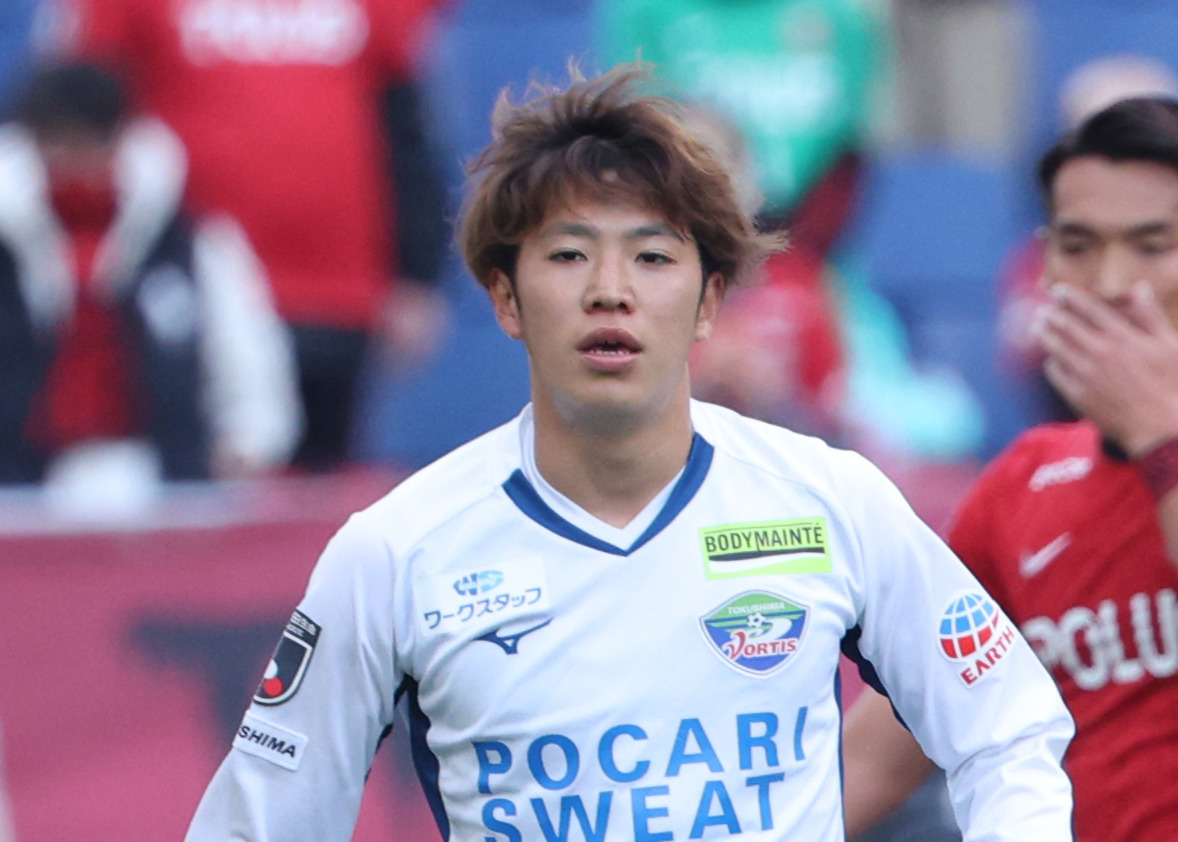 徳島MF渡井理己（2021年4月11日撮影）