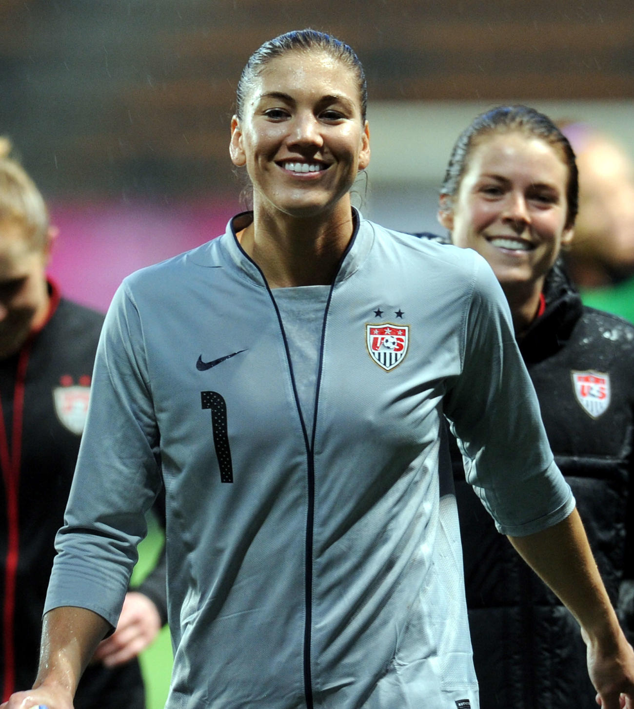 ホープ・ソロ氏（2012年4月3日撮影）