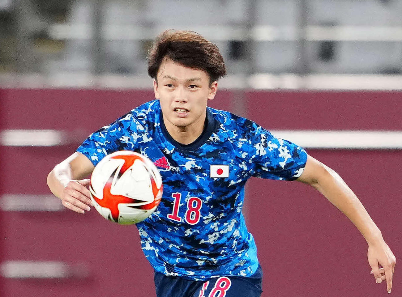 上田綺世（21年撮影）