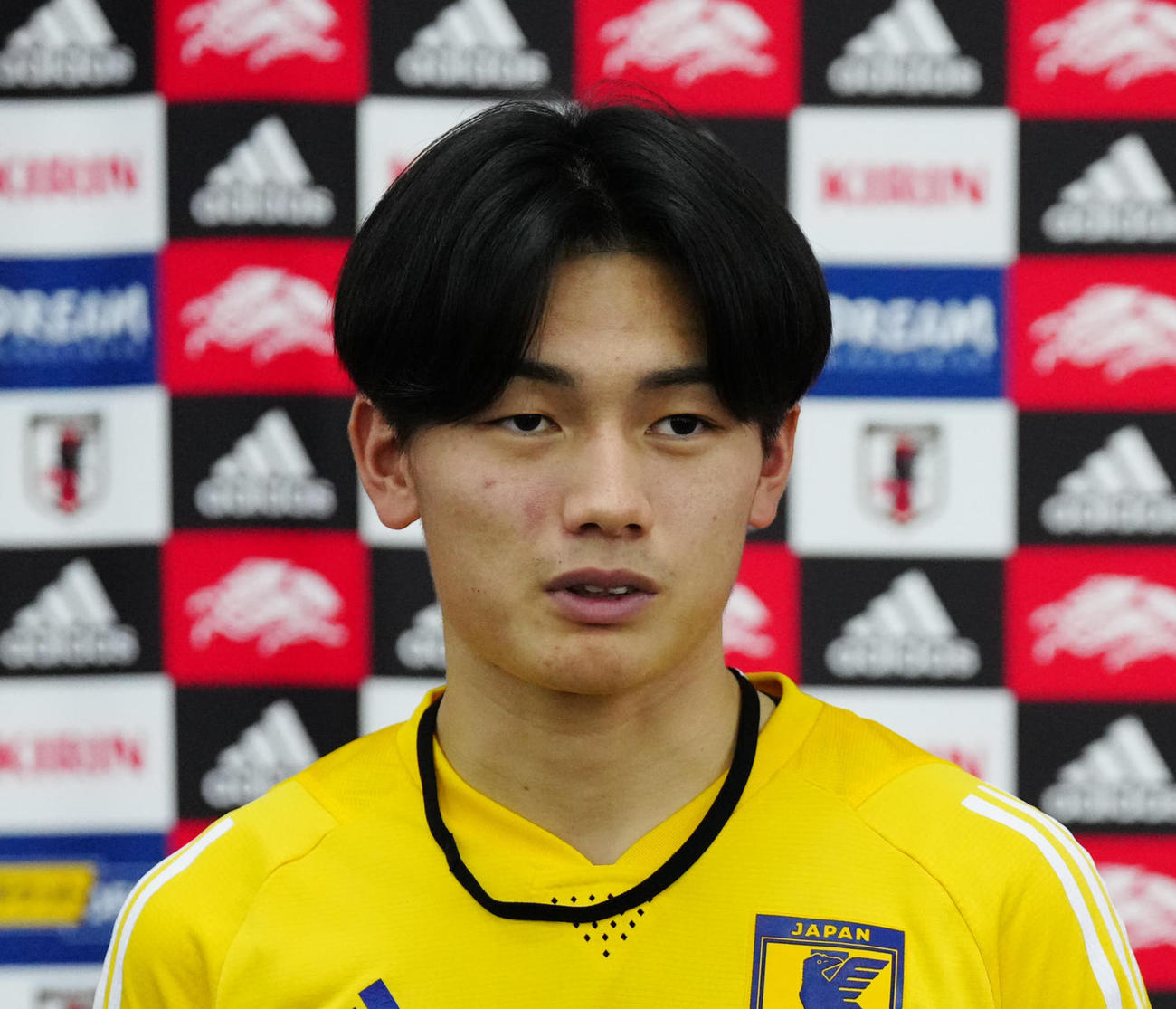 上田綺世（2022年11月25日撮影）