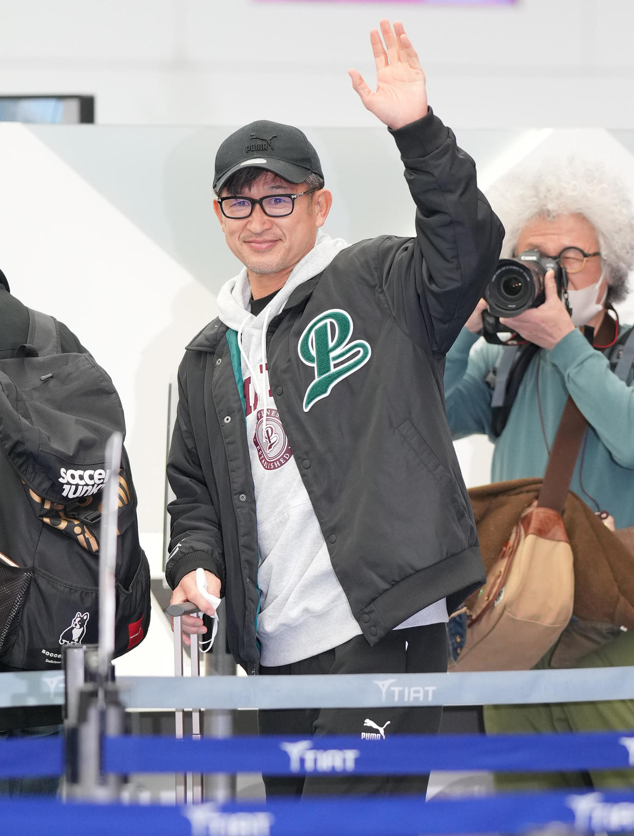ポルトガルへ向かうカズ（2023年1月25日撮影）
