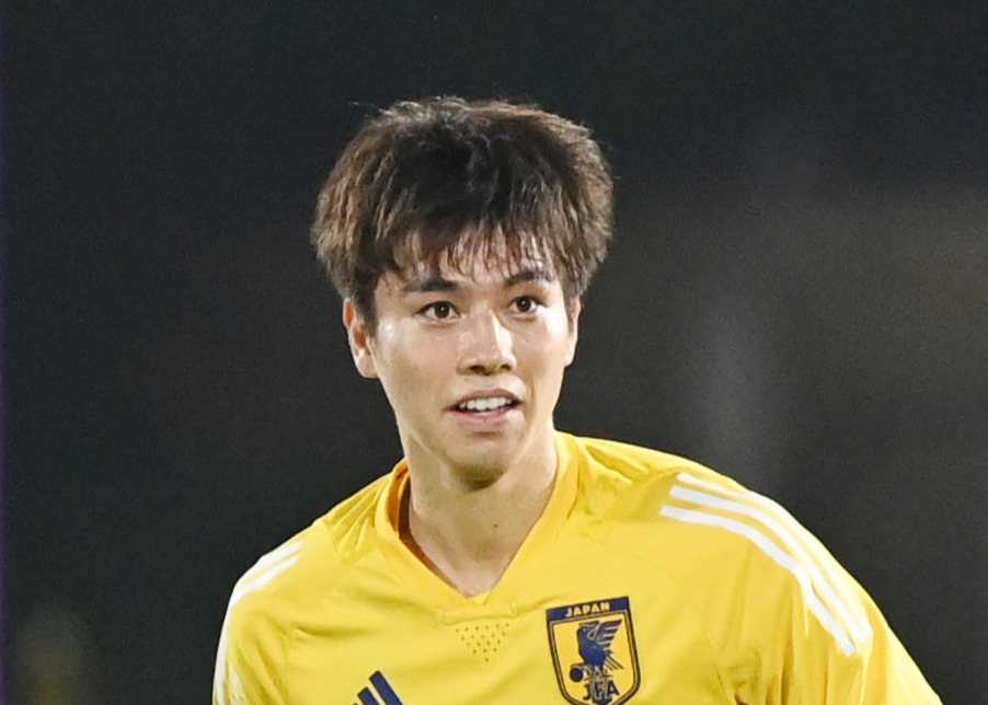 田中碧（2022年11月14日撮影）