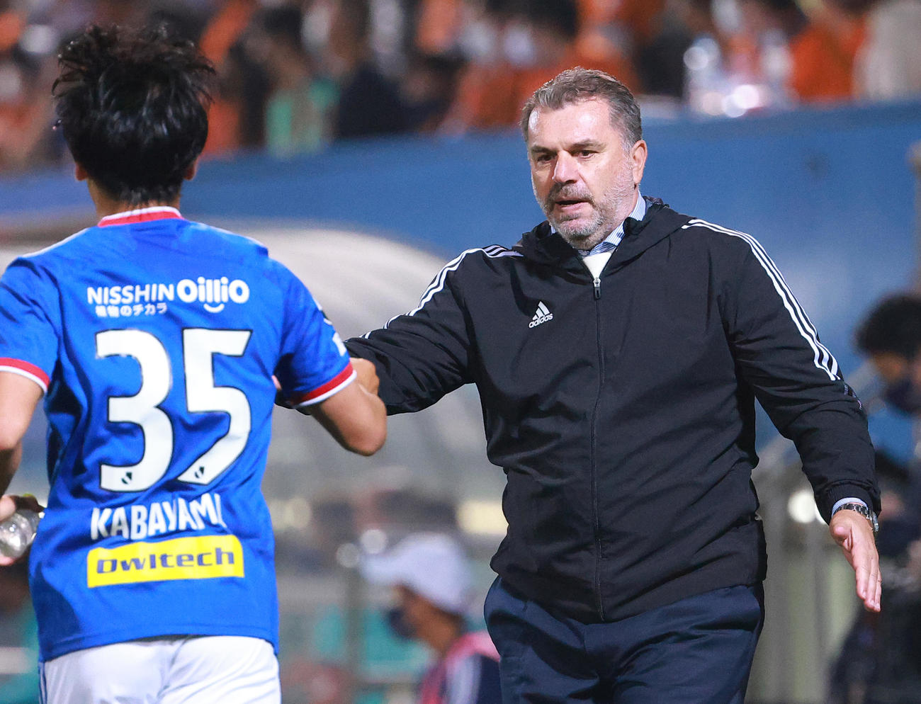 21年、J1横浜監督時代のポステコグルー監督