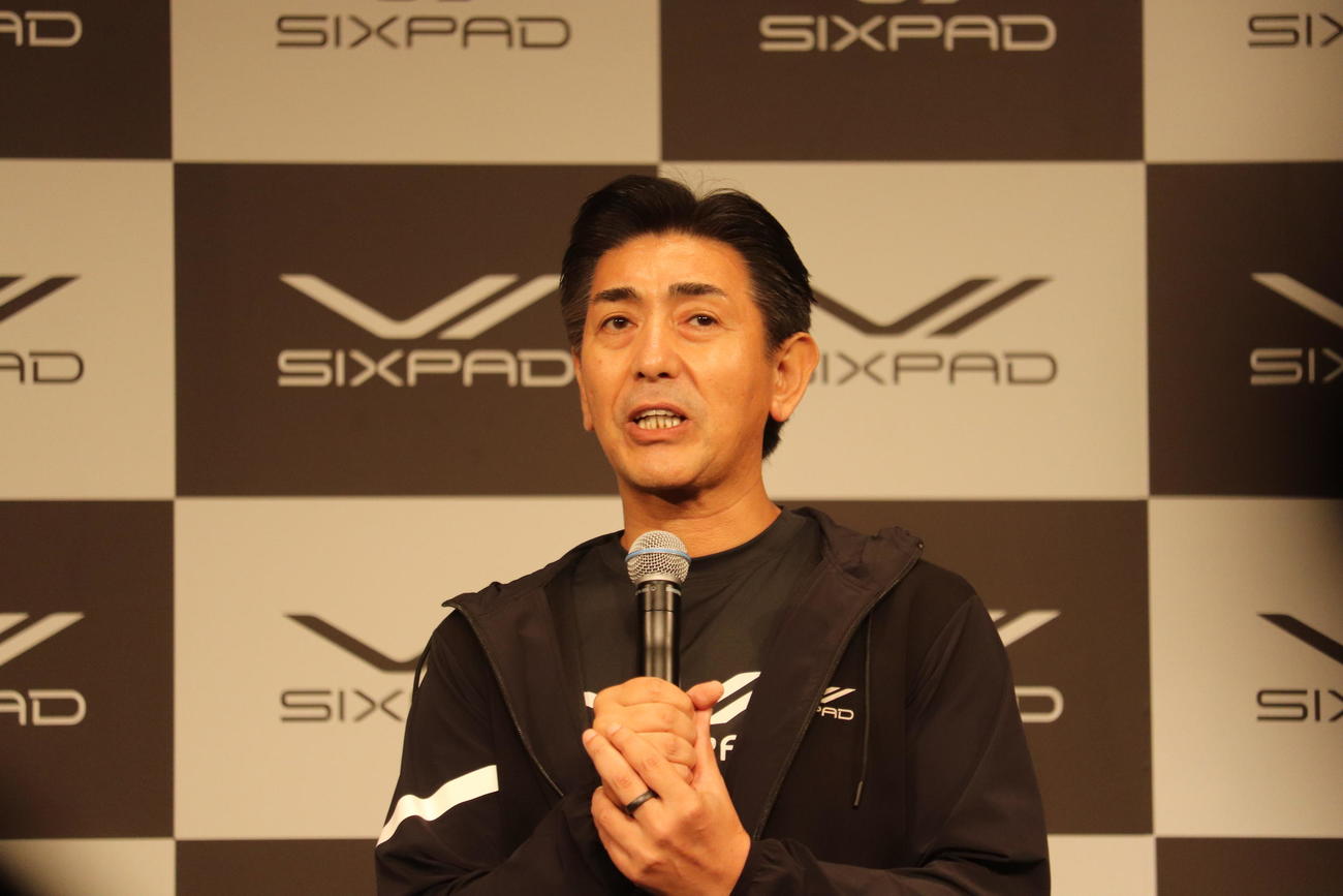 イベントに出席したMTGの松下剛代表取締役社長（撮影・竹本穂乃加）