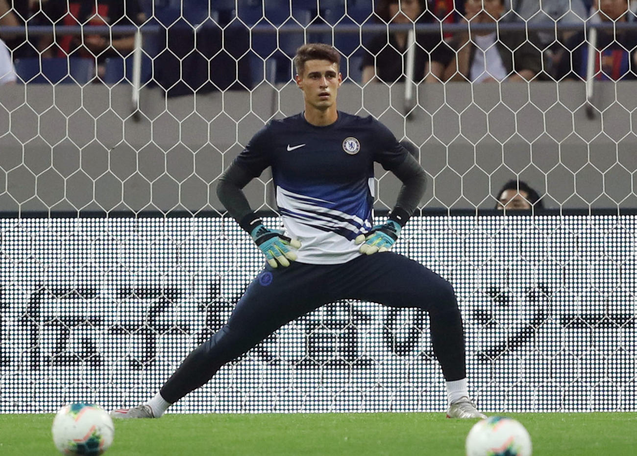 チェルシーのスペイン代表GKケパ・アリザバラガ（2019年7月23日撮影）