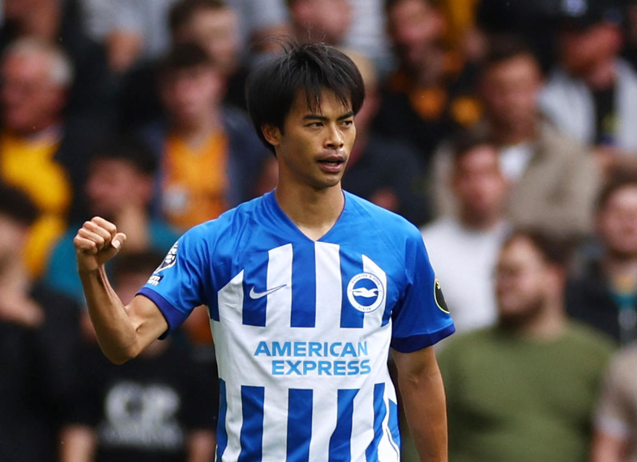 今季初ゴールを決めたブライトン三笘薫（ロイター）