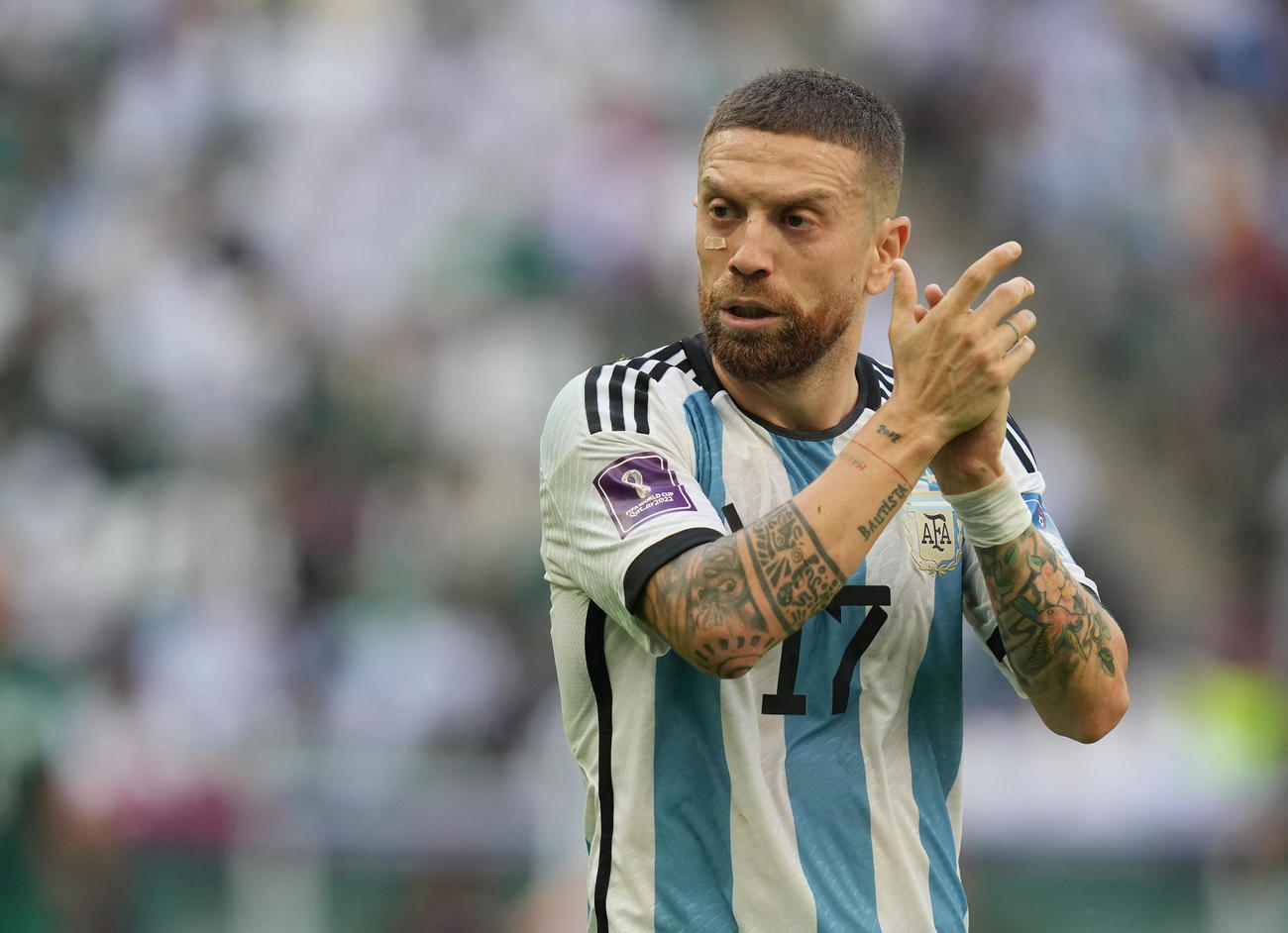 アルゼンチン代表でプレーしたアレハンドロ・ゴメス（2022年撮影）