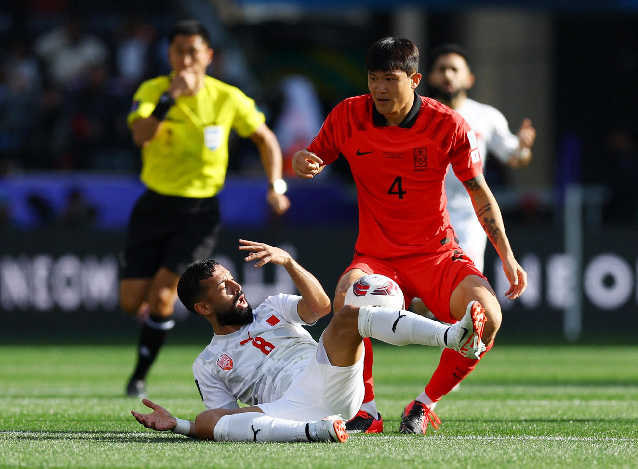 アジア杯　韓国対バーレーン（ロイター）