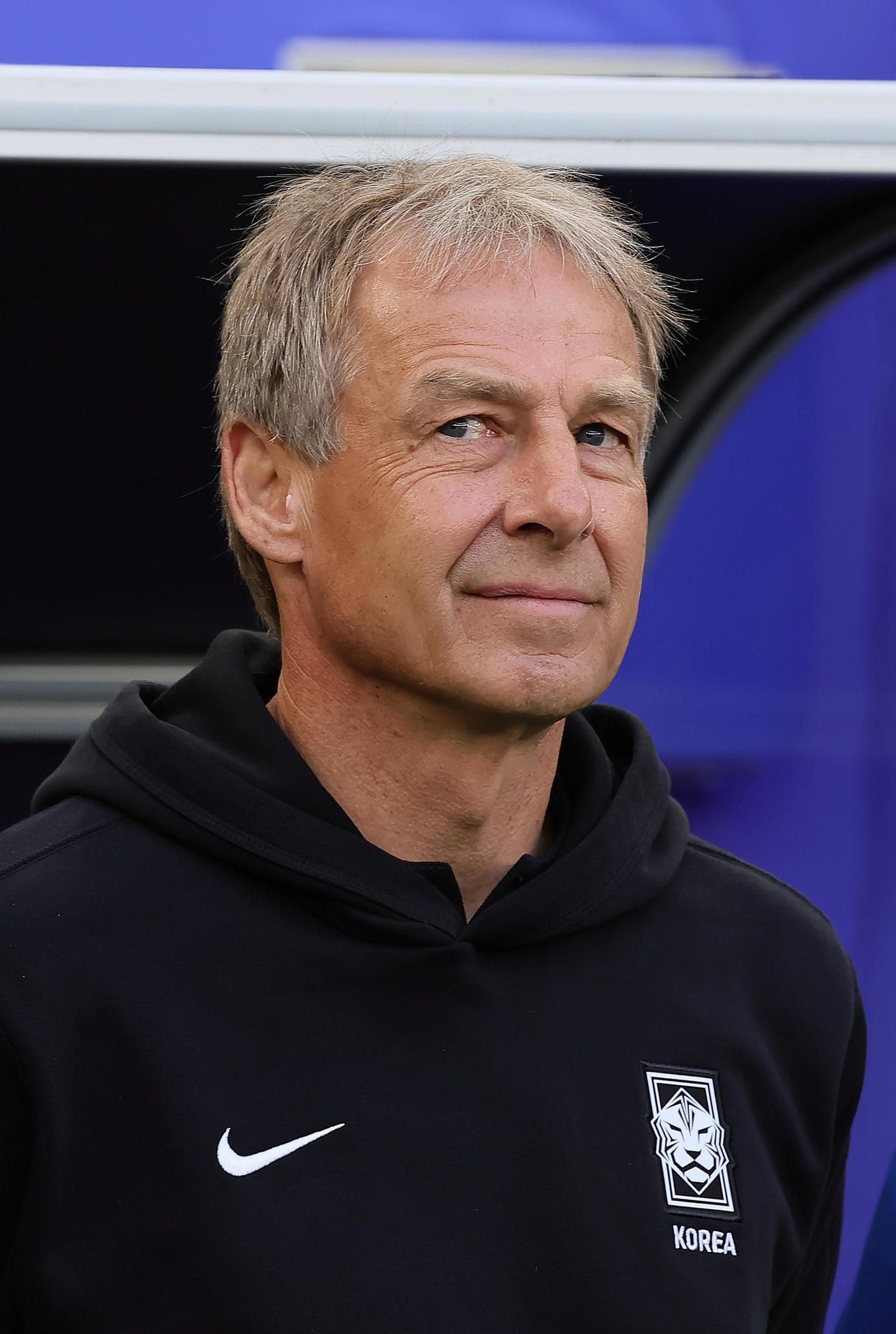 ヨルダン対韓国　韓国のクリンスマン監督（撮影・足立雅史）