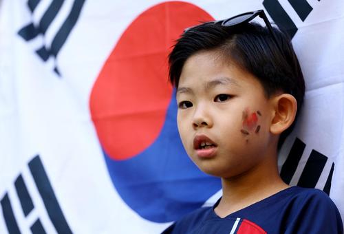 韓国サポーター（ロイター）