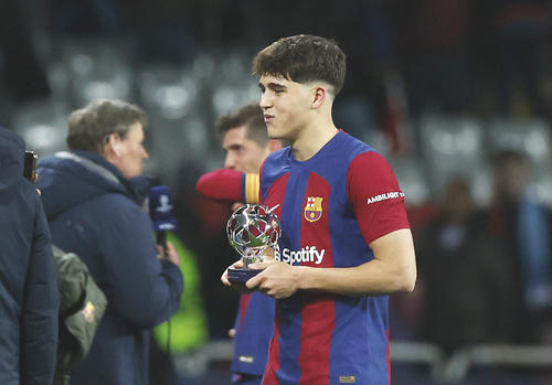 欧州CL】バルサの17歳DFクバルシ、CLデビュー戦で最優秀選手「人生で