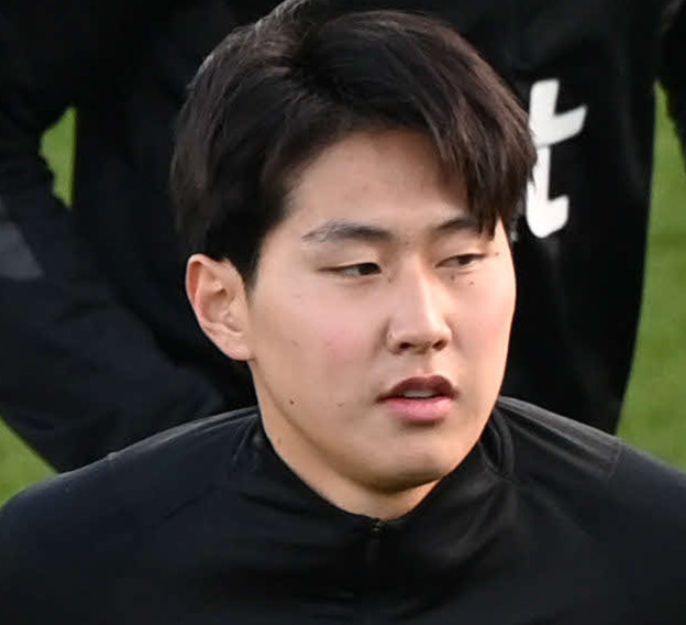 韓国代表李康仁（2021年3月撮影）