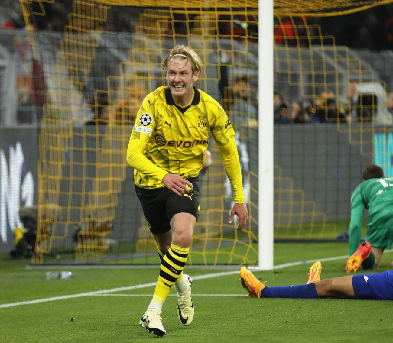 先制点を決めたMFユリアン・ブラント（ロイター）