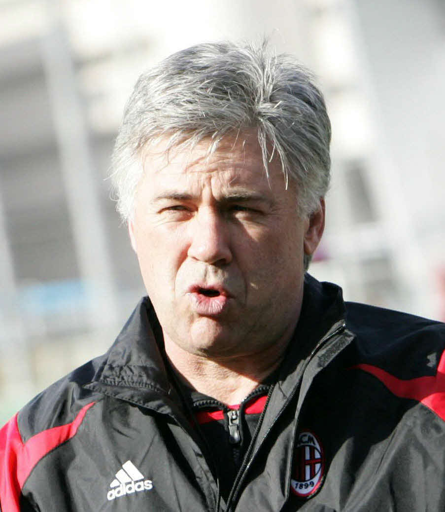 レアル・マドリードのアンチェロッティ監督（2007年12月10日撮影）