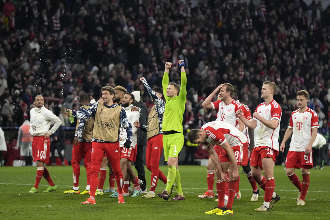 準決勝進出を決めたバイエルン・ミュンヘン（AP）